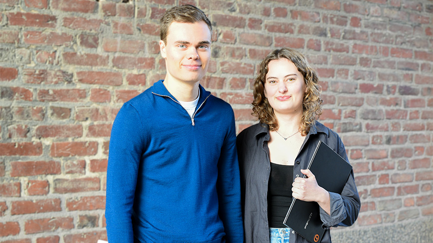 Samuel Lavebrink och Madeleine Lindström